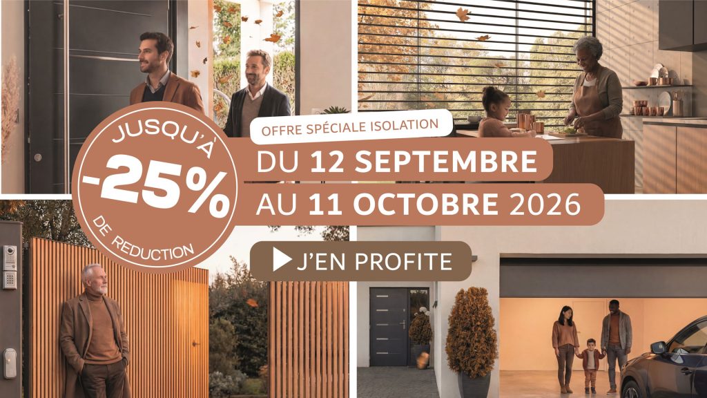 Promotion sur les fenêtre, portes et portes de garage à Héric près de Nantes