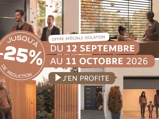 Promotion sur les fenêtre, portes et portes de garage à Héric près de Nantes